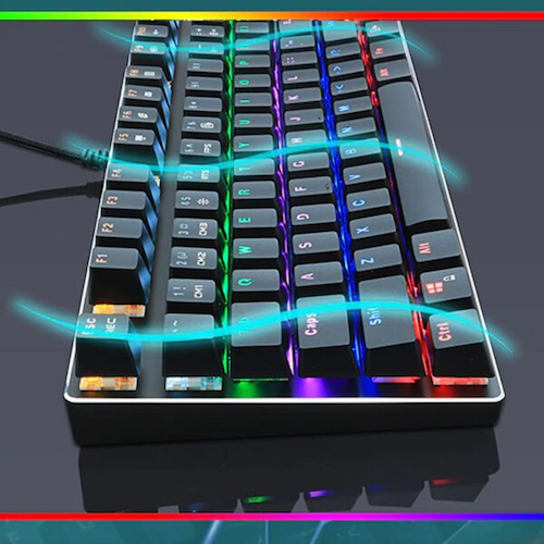 TOP 3 BÀN PHÍM CHƠI LIÊN MINH HUYỀN THOẠI TỐT NHẤT 2023 9 Bàn Phím Cơ Chuyên Game Zuoya X51 Led RGB