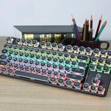  Bàn phím cơ HJK917 Blue Switch, Chống nước, LED 9 Chế Độ 