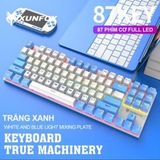  Bàn Phím Cơ Gaming Xunfox K80 87 Phím 20 Chế Độ LED 