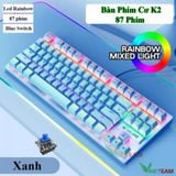  Bàn Phím Cơ ZIYOU LANG K2 87 Phím, Blue Switch 