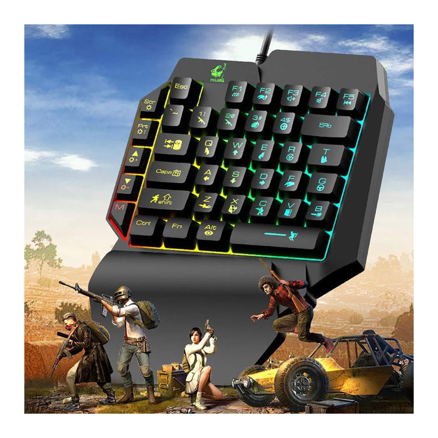bàn phím chơi game 1 tay Free Wolf K15
