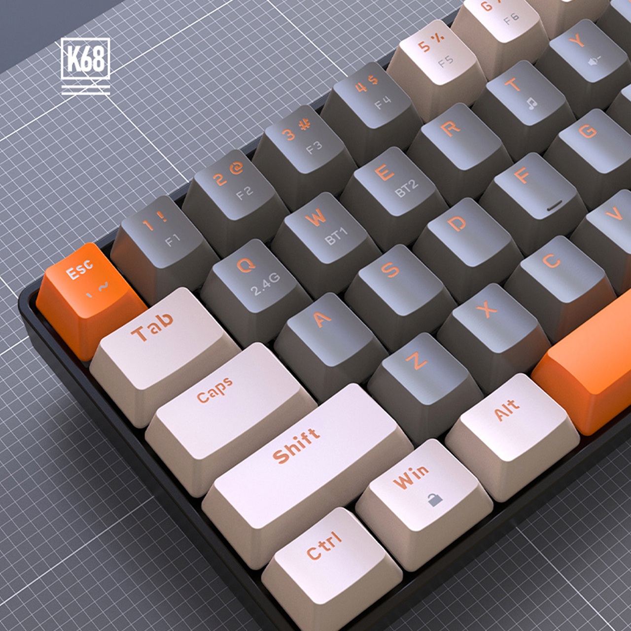 Ban phim K68 Red Swich 2