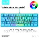  Bàn Phím Nhỏ Gọn Cho Laptop, PC K61 LED RGB 