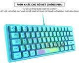  Bàn Phím Nhỏ Gọn Cho Laptop, PC K61 LED RGB 