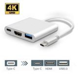  Bộ Cáp Chuyển Đổi Usb 3.1 Type-C Sang HDMI Cho Macbook 