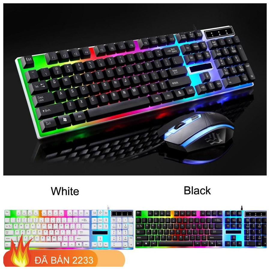 Bộ Bàn Phím Và Chuột G21 Chuyên Game LED 7 Màu