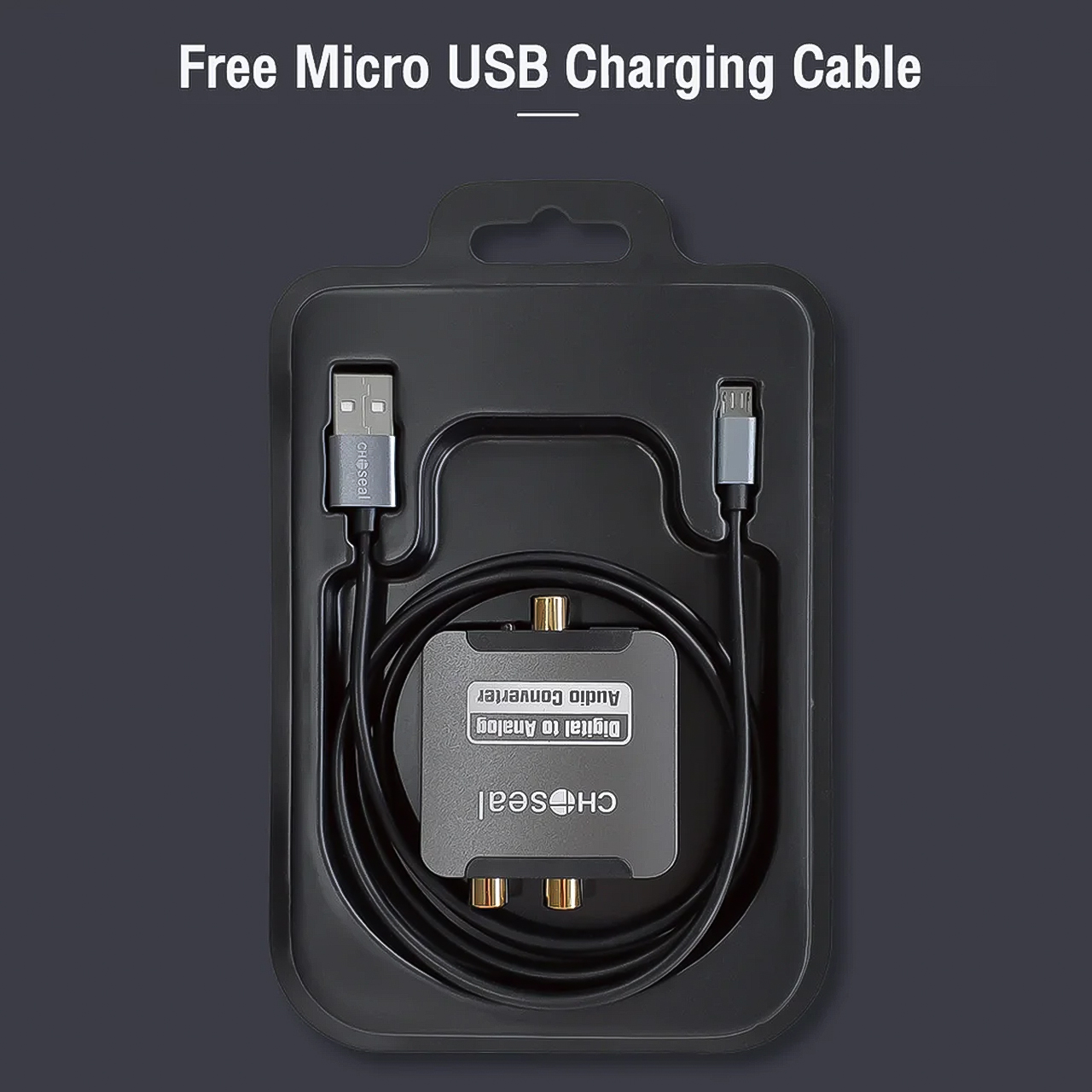 Bộ Chuyển Đổi Âm Thanh Quang Học Choseal Tặng Kèm Dây Quang 15 Bo chuyen doi am thanh quang choseal 6