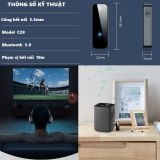  Bộ Thu Phát C28 Bluetooth 5.0 Cho Xe Hơi Với Tính Năng 2 Trong 1 Và Giắc Cắm 3.5mm 