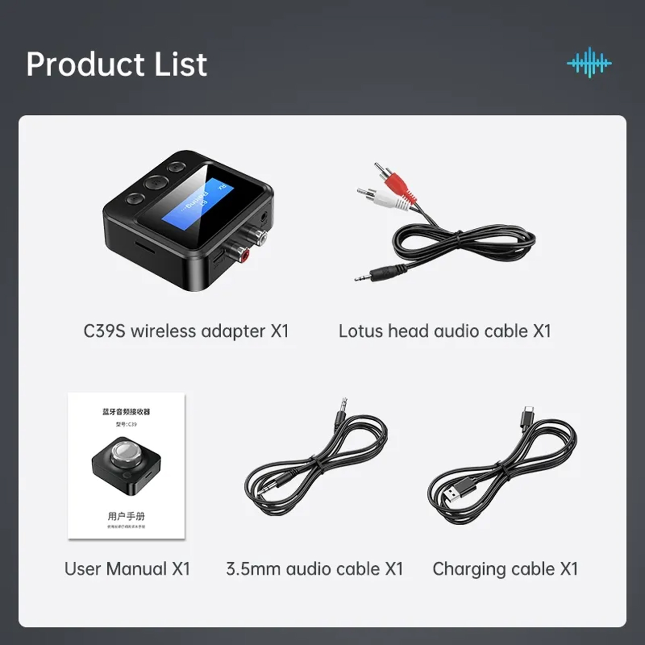 Thiết Bị Bluetooth 5.1 NFC 3.5mm Với Khe Cắm Thẻ Nhớ Chuyên Dụng, Phù Hợp Với Nhiều Thiết Bị Âm Thanh 17 Thiết Bị Bluetooth 5.1 NFC 3.5mm Với Khe Cắm Thẻ Nhớ Chuyên Dụng, Phù Hợp Với Nhiều Thiết Bị Âm Thanh