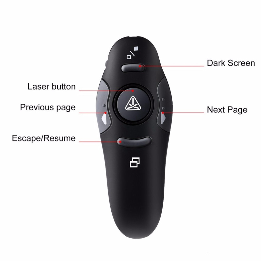Bút Trình Chiếu Không Dây D650 Kèm USB 9 but trinh chieu D650 4