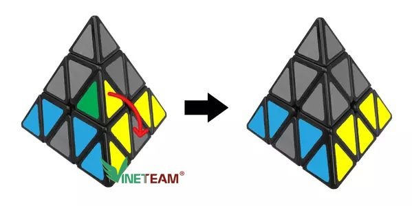 Cách Giải Rubik Hình Tam Giác