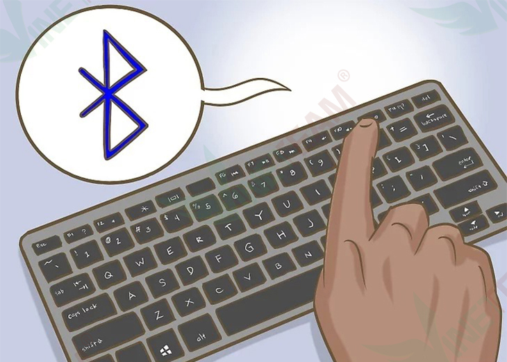 cách kết nối bàn phím không dây với máy tính