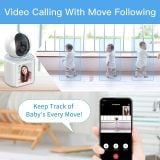  Camera Đa Năng Wifi Trong Nhà C31 AI Cao Cấp, Màn Hình IPS 2.8 inch, Video 2 Chiều 