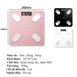  Cân Điện Tử Theo Dõi Sức Khỏe Kết Nối Bluetooth Phân Tích Chỉ Số Cơ Thể Đo Lượng Mỡ Tặng Kèm Dây Sạc 