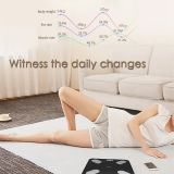  Cân Điện Tử Theo Dõi Sức Khỏe Kết Nối Bluetooth Phân Tích Chỉ Số Cơ Thể Đo Lượng Mỡ Tặng Kèm Dây Sạc 