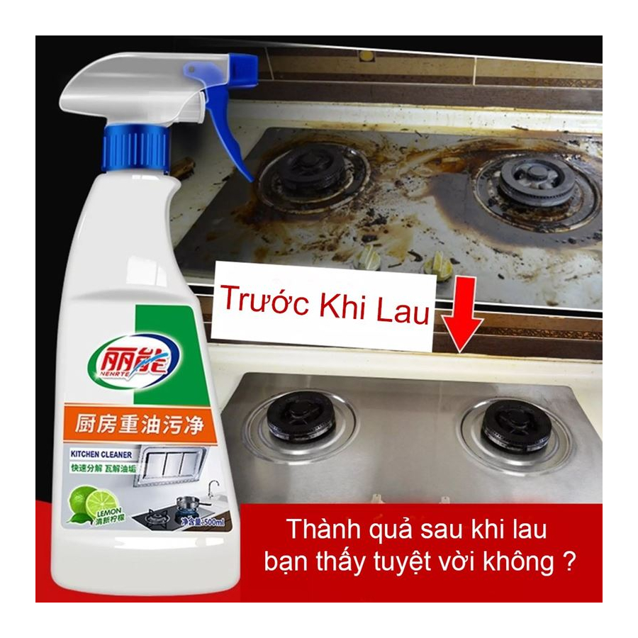 chai xịt tẩy rửa đồ dùng nhà bếp