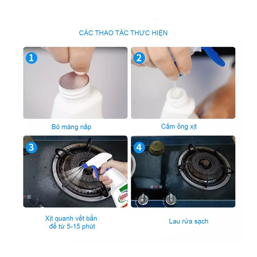 chai xịt tẩy rửa đồ dùng nhà bếp
