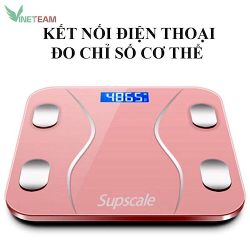 TOP 3 CÂN ĐIỆN TỬ BÁN CHẠY NHẤT TẠI VINETSHOP 7 Cân Điện Tử Đo Chỉ Số Cơ Thể Supscale có thiết kế mặt kính cường lực chịu lực rất tốt