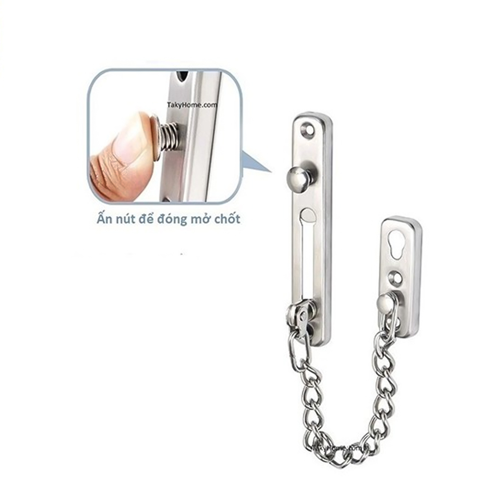CHỐT CỬA KHÓA GÀI DÂY XÍCH INOX AN TOÀN 14 choy cua an toan cho be 3
