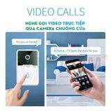  Chuông Cửa Có Hình Không Dây Có Camera Đàm Thoại 