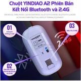  Chuột Không Dây A2 Bluetooth Chống Ồn 