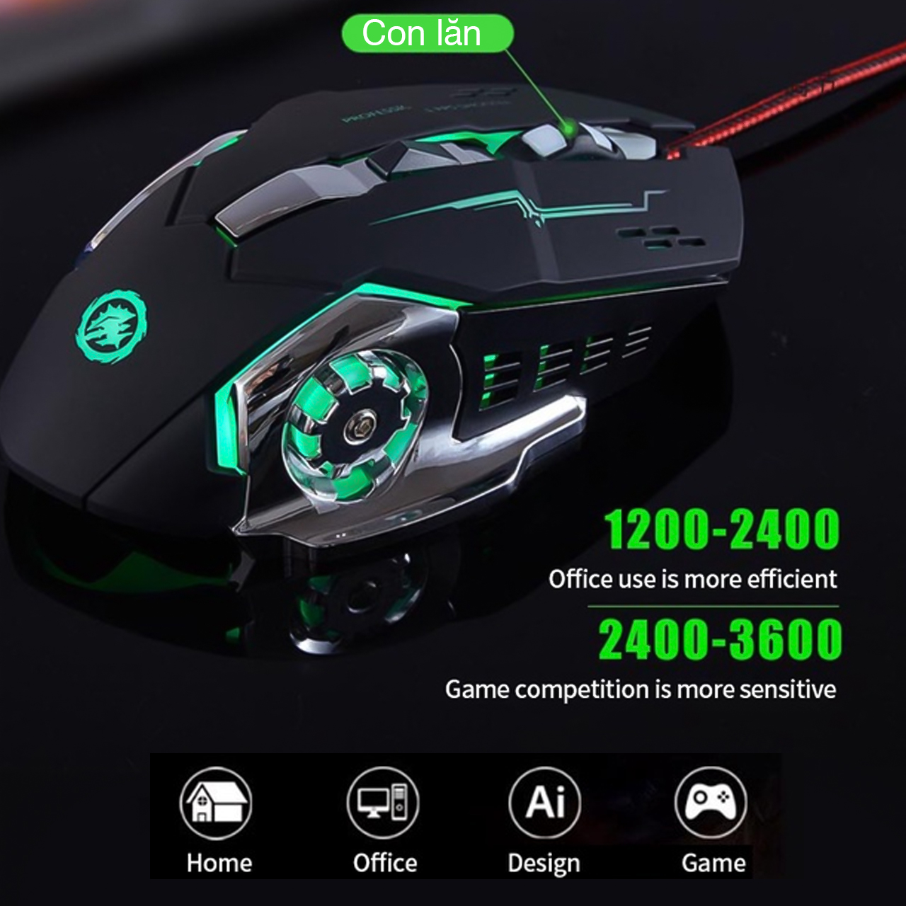 chuot khong co day gaming T2 3