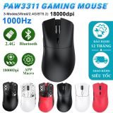  Chuột Gaming Không Dây Ziyou Attack Shark R1 Siêu Nhẹ Chip Paw3311 Cực Mạnh 3 Chế Độ Kết Nối 