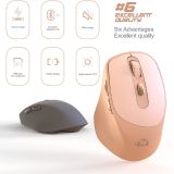  Chuột Không Dây Bluetooth X7 Kết Nối 2 Chế Độ Cho Mọi Thiết Bị Pin Sạc Cực Tiện Lợi 