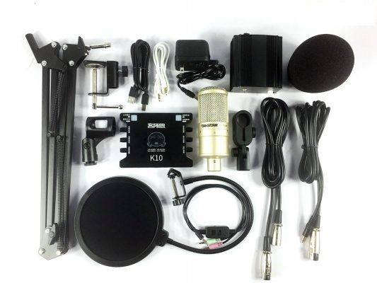 Bộ thiết bị hát karaoke bằng loa vi tính