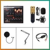  Combo livestream micro BM800 soundcard V11 Full 