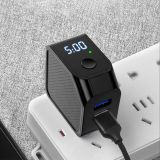  Củ Sạc Nhanh PD 18W 5V 2.4A Có Chế Độ Ngắt Nguồn Khi Đầy Pin Và 2 Cổng USB Sạc Nhanh Màn Hình Led 