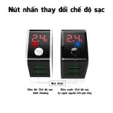  Củ Sạc Nhanh PD 18W 5V 2.4A Có Chế Độ Ngắt Nguồn Khi Đầy Pin Và 2 Cổng USB Sạc Nhanh Màn Hình Led 