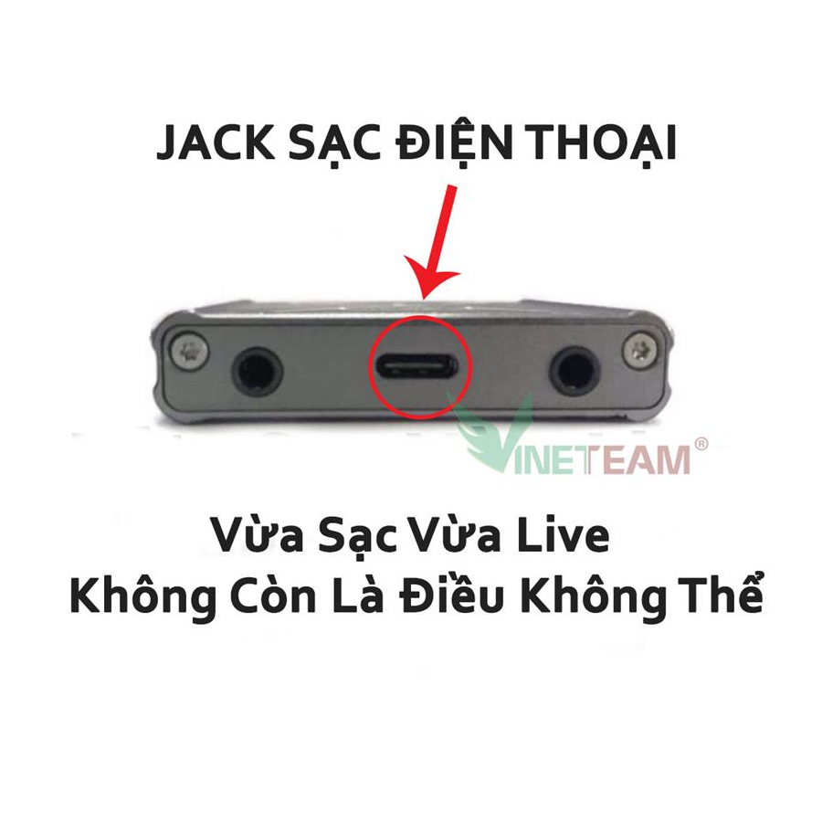 Dây live stream Stereo otg cho iphone