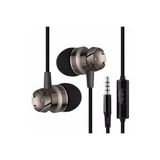  Tai nghe Metal Ear-Headphone Turbo Bass 