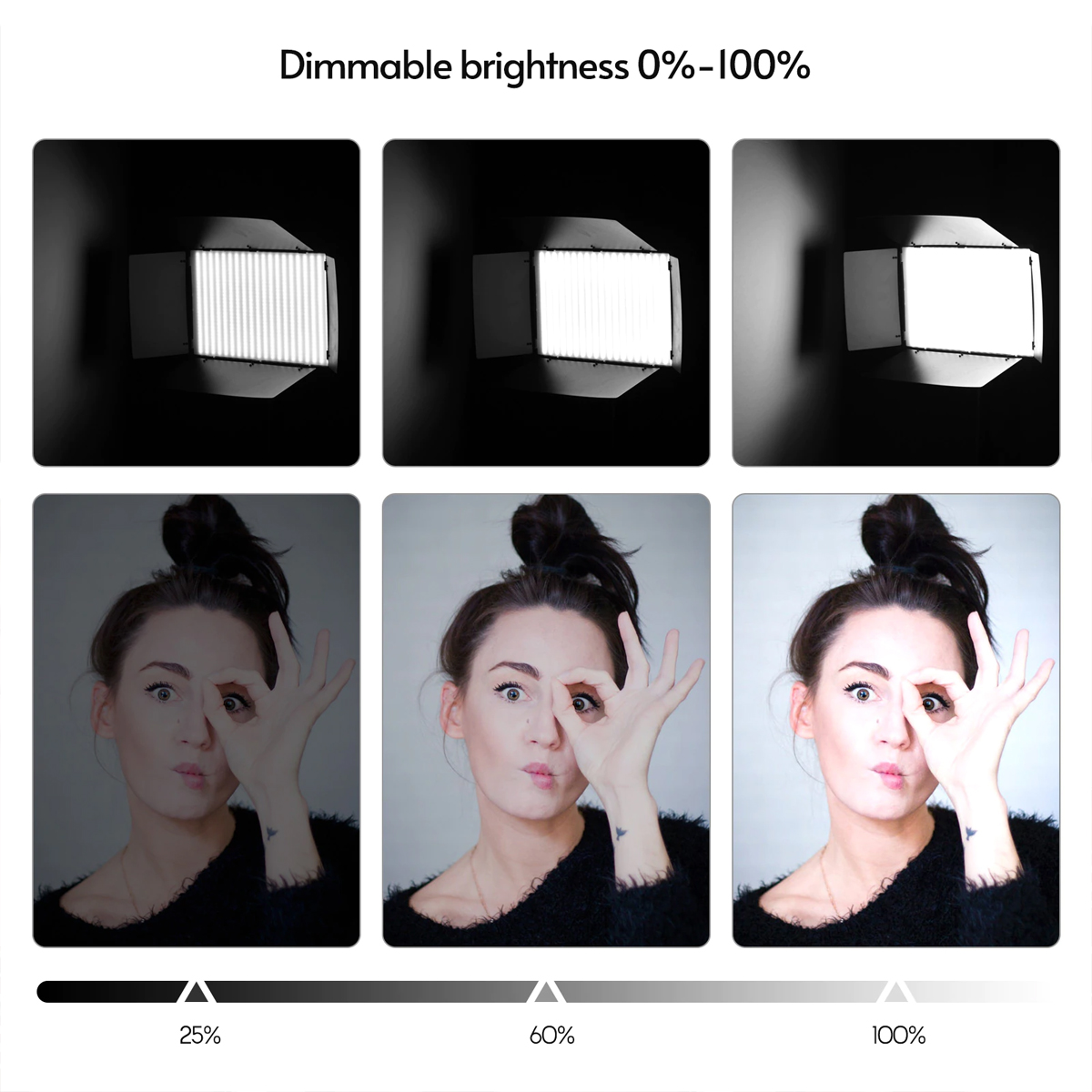 den led quay phim light kit varicolor Pro Led 600 3