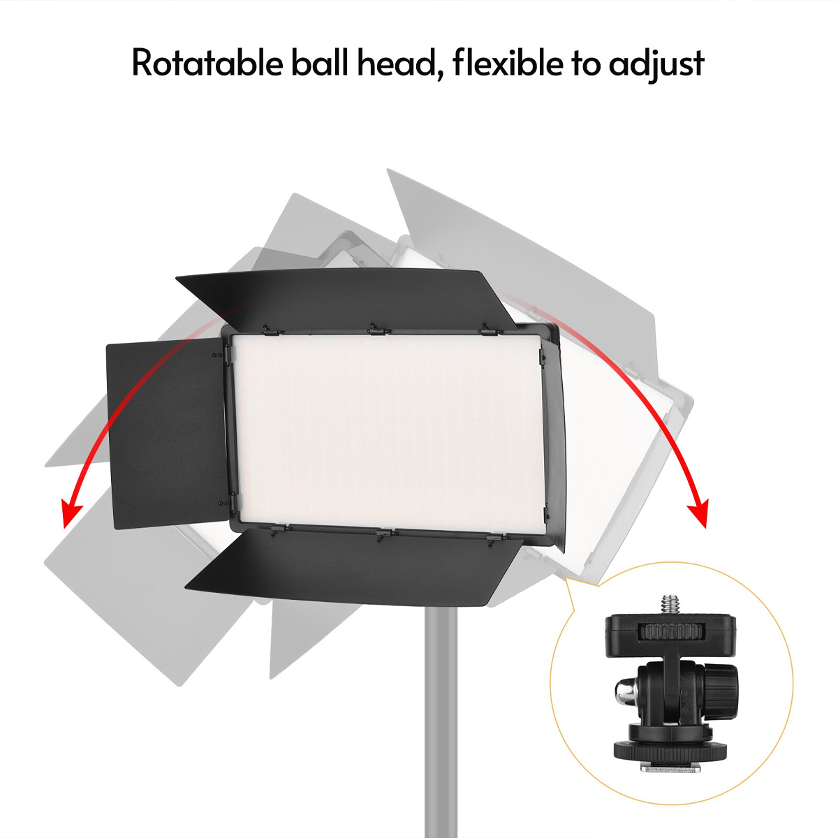 den led quay phim light kit varicolor Pro Led 600 9