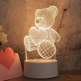  Đèn Ngủ 3D Hình Gấu Cắm Điện Trực Tiếp Độc Đáo Và Sang Trọng 