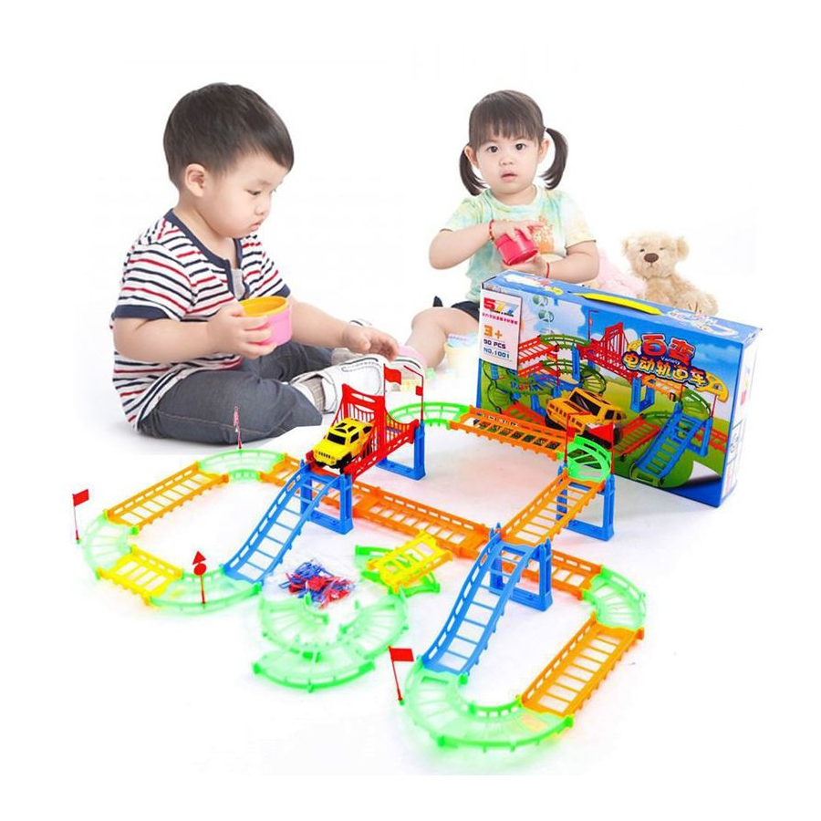 Bộ đồ chơi ô tô đường ray