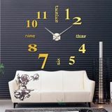  Đồng Hồ Dán Tường 3D Cao Cấp Cỡ Lớn 