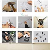  Đồng Hồ Dán Tường 3D Cao Cấp Cỡ Lớn 