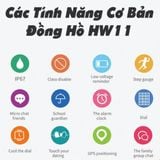 Đồng Hồ Thông Minh HW11 Cảm Ứng  Chống Nước Cho Trẻ Em 