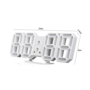  Đồng Hồ LED 3D Treo Tường, Để Bàn Thông Minh 