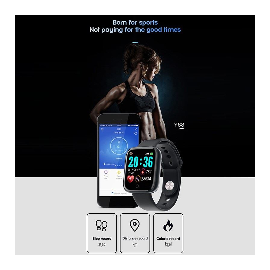 Đồng hồ thông minh Y68