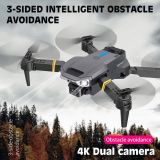  Flycam Mini Giá Rẻ E90 2 Camera Có Cảm Biến Tránh Va Chạm Trang Bị Đèn Led Siêu Sáng 