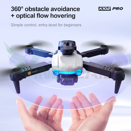 TOP 2 FLYCAM GIÁ RẺ CÓ SẴN CAMERA TẠI VINET 3 Flycam giá rẻ có sẵn camera K102 PRO 4K Drone