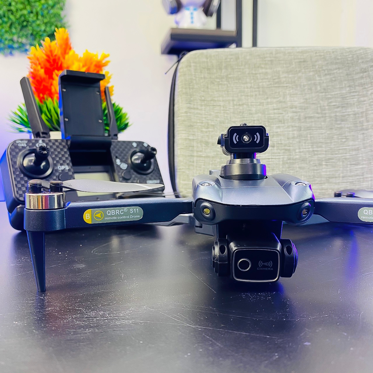 Máy Bay Flycam S11 Pro G.P.S Tự Quay Trở về, Động Cơ Không Chổi Than Cảm Biến Tránh Va Chạm 7 Máy Bay Flycam S11 Pro G.P.S Tự Quay Trở về, Động Cơ Không Chổi Than Cảm Biến Tránh Va Chạm