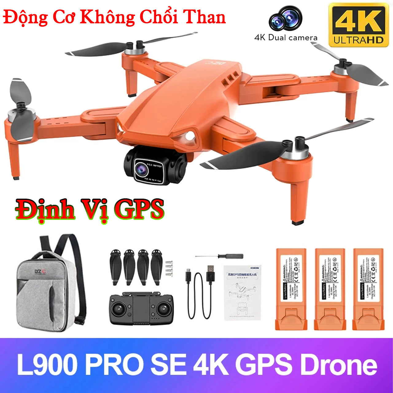 Flycam Camera 4K L900 Pro , L900 SE MAX Động Cơ Không Chổi Than, Cảm Biến Tránh Vật Cản 19 Flycam Camera 4K L900 Pro , L900 SE MAX Động Cơ Không Chổi Than, Cảm Biến Tránh Vật Cản