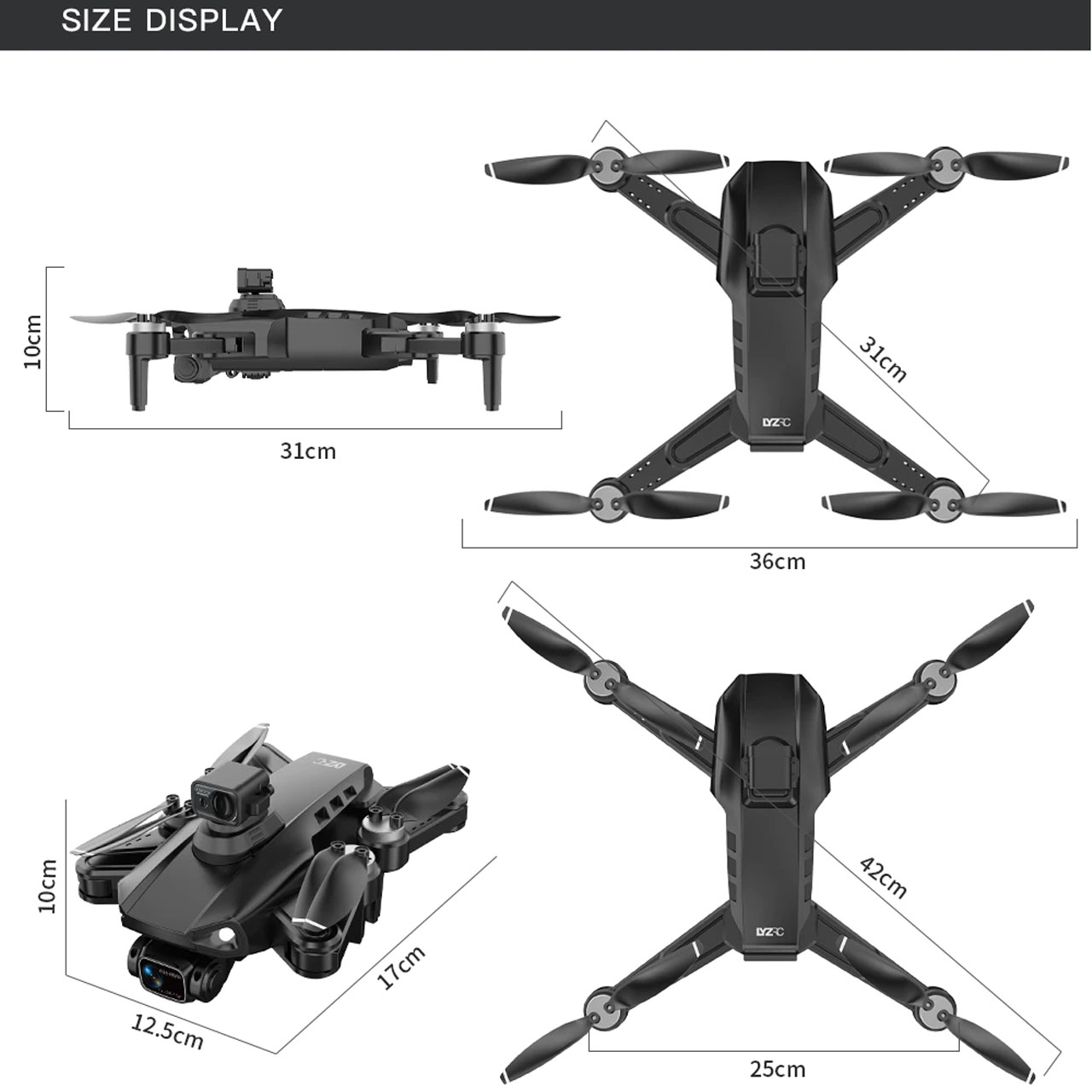 Flycam Camera 4K L900 Pro , L900 SE MAX Động Cơ Không Chổi Than, Cảm Biến Tránh Vật Cản 21 flycam gps gia re L900 SE Max 4