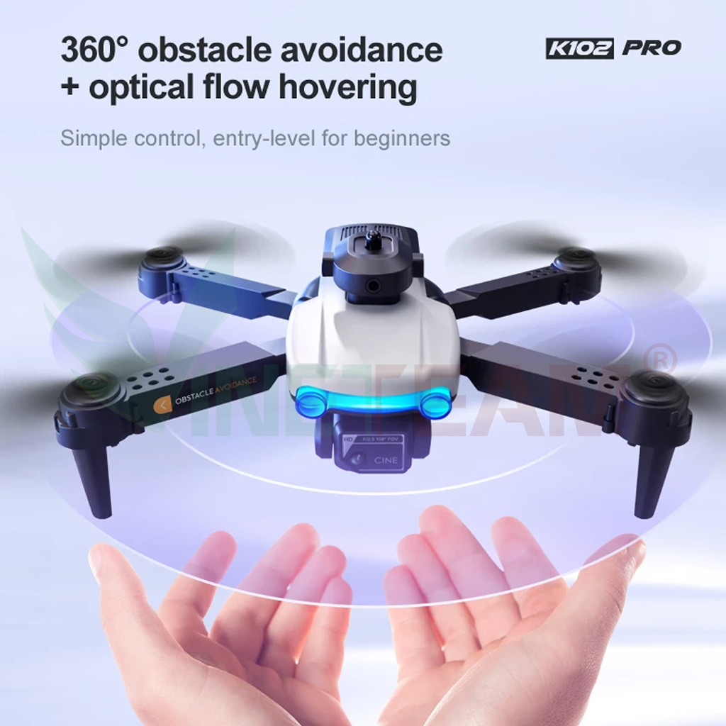 Flycam Mini Giá Rẻ Drone Camera 4K K102 Pro 17 Flycam K102 PRO 4K Drone 14