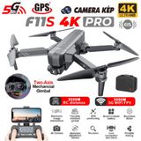  Flycam SJRC F11S 4K PRO Gimbal Chống Rung 2 Trục Và Chống Rung Điện Tử EIS Camera 4K Siêu Nét 